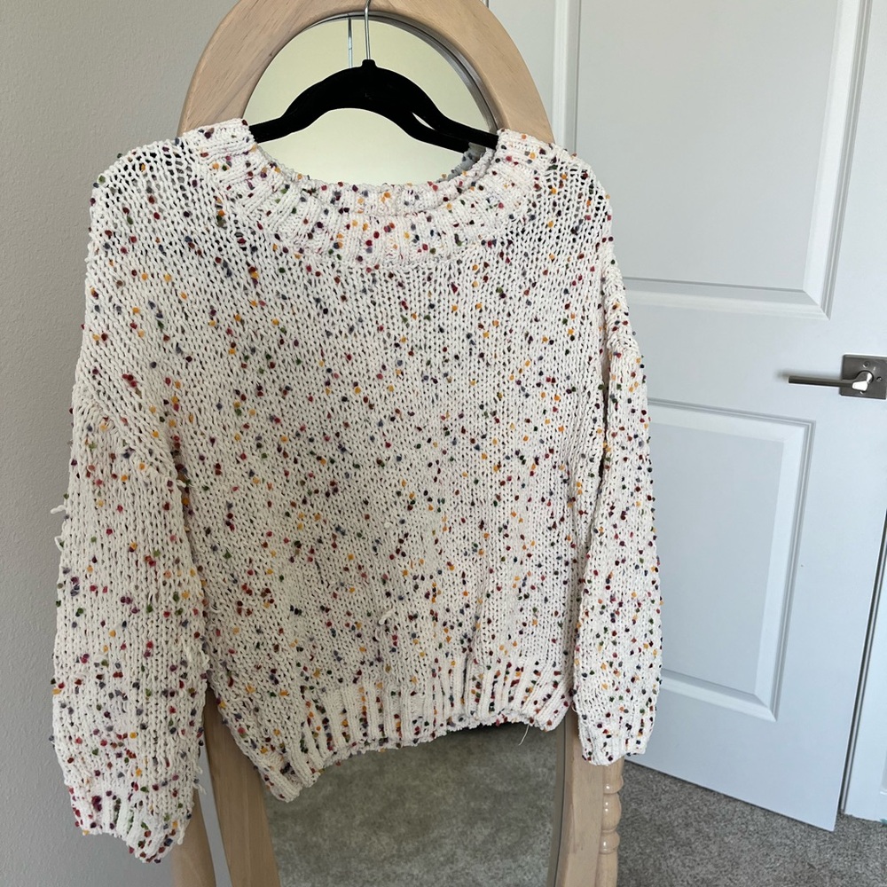 Polka dot sweater